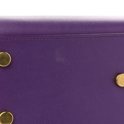 Saint Laurent Calfskin Baby Sac de Jour Purple 12 of 15