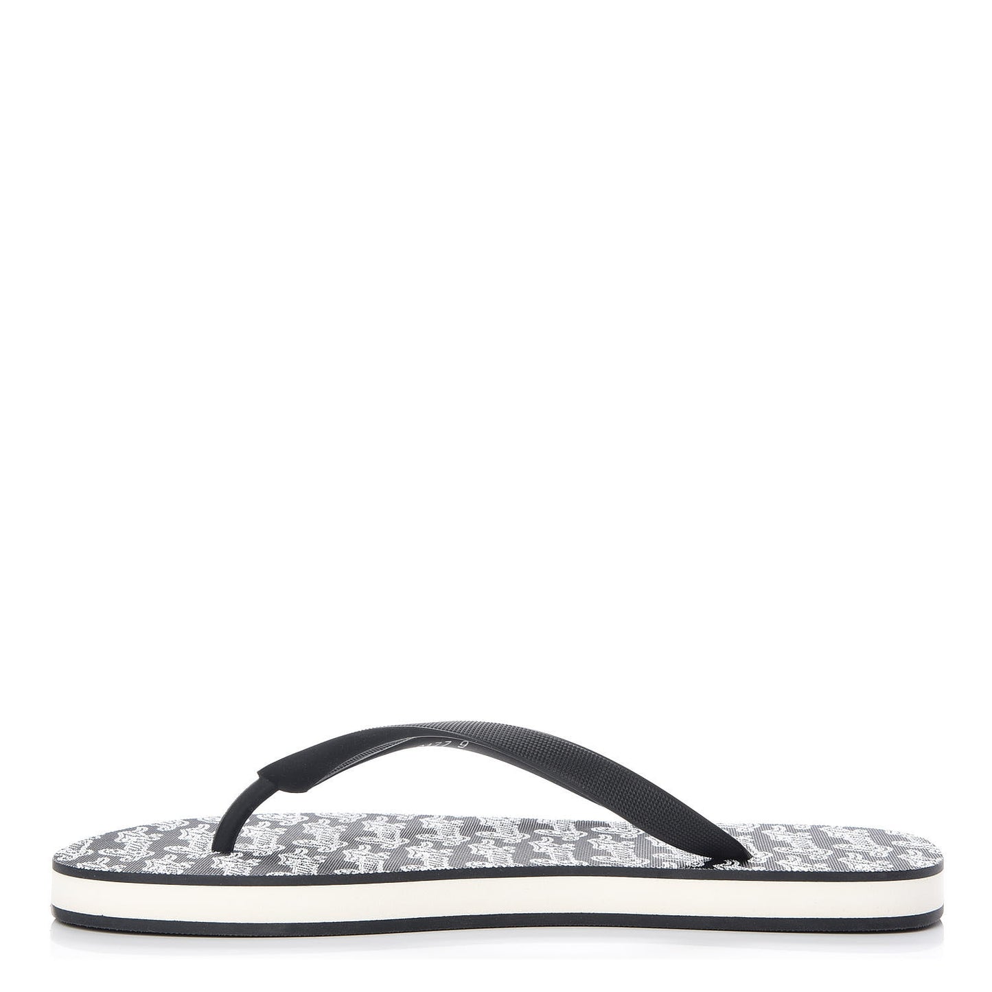 Rubber Mens Molitor Thong Sandals 9 Black