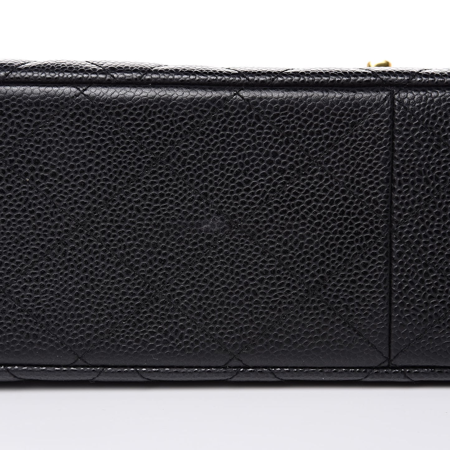 Caviar Quilted Jumbo Single Flap Black