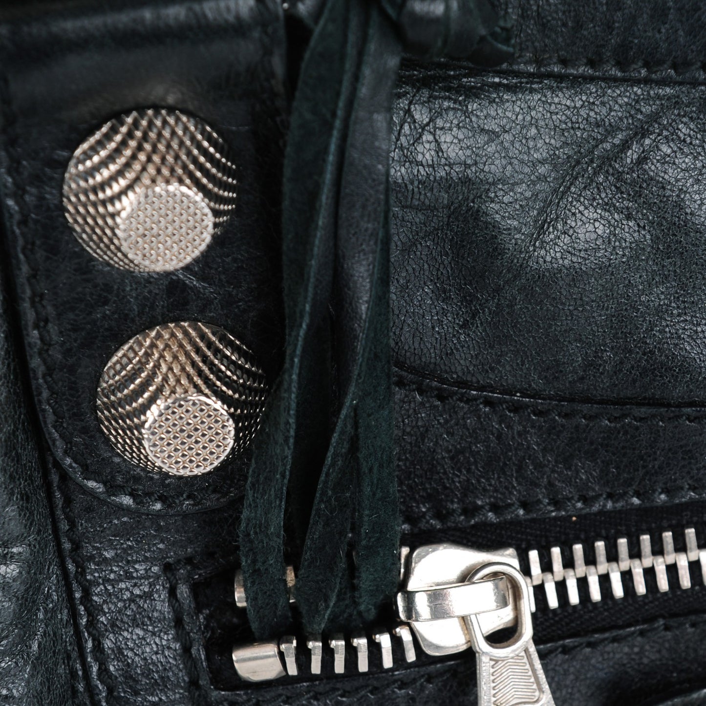 Agneau Giant 21 Silver Hardware Brief Black