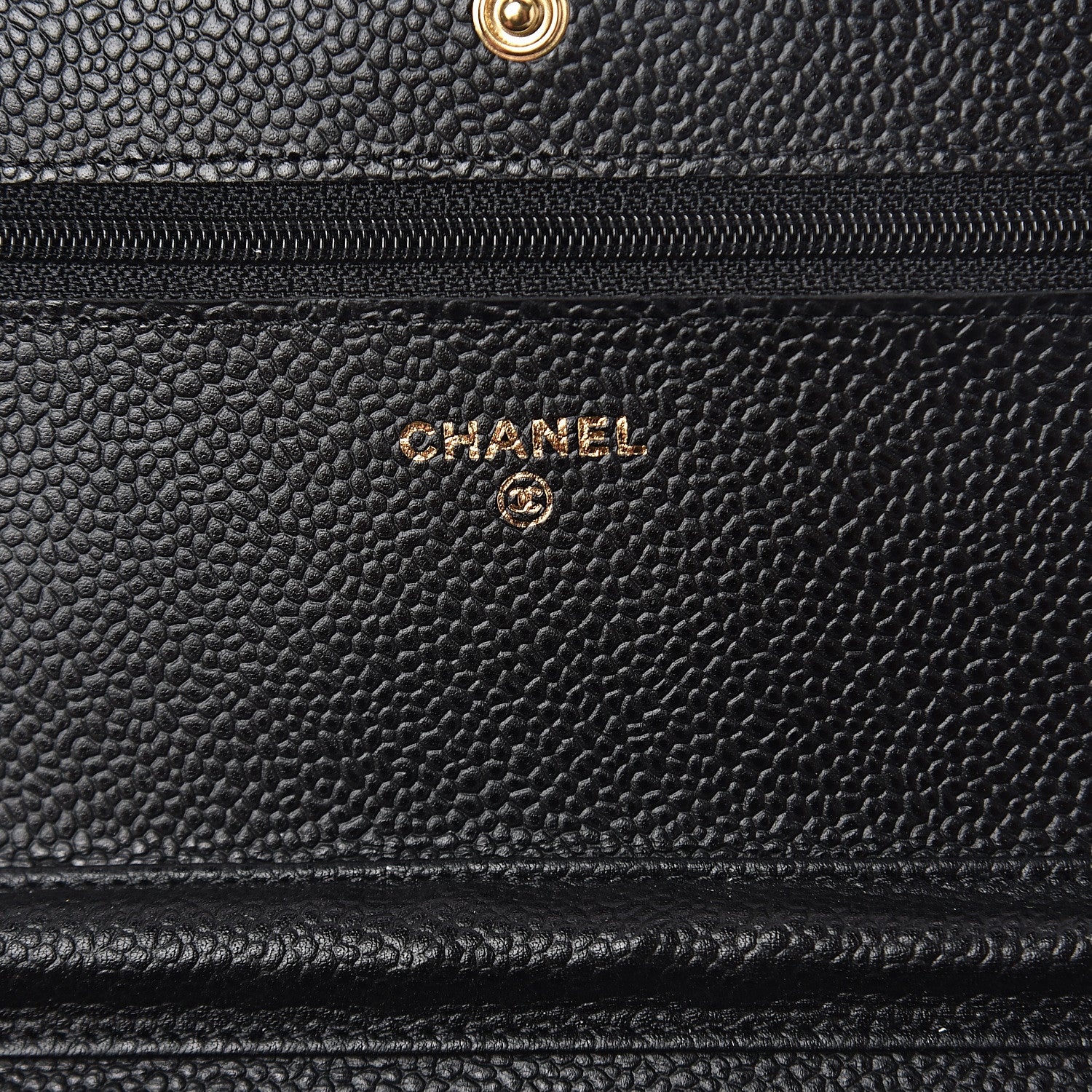 Chanel Caviar Quilted Wallet On Chain WOC Black 5 of 10