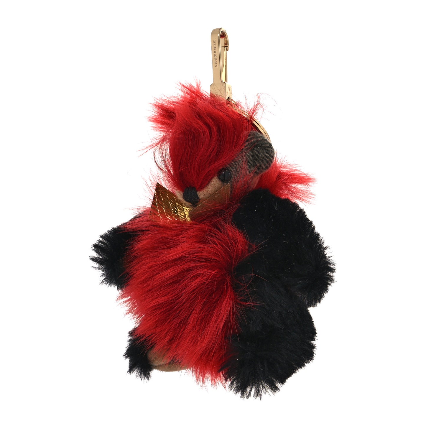 Fur Thomas Pom Pom Teddy Bear Keychain Charm Parade Red