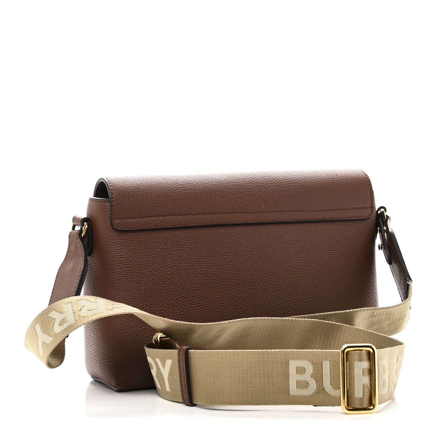 Calfskin Vintage Check Note Crossbody Bag Tan