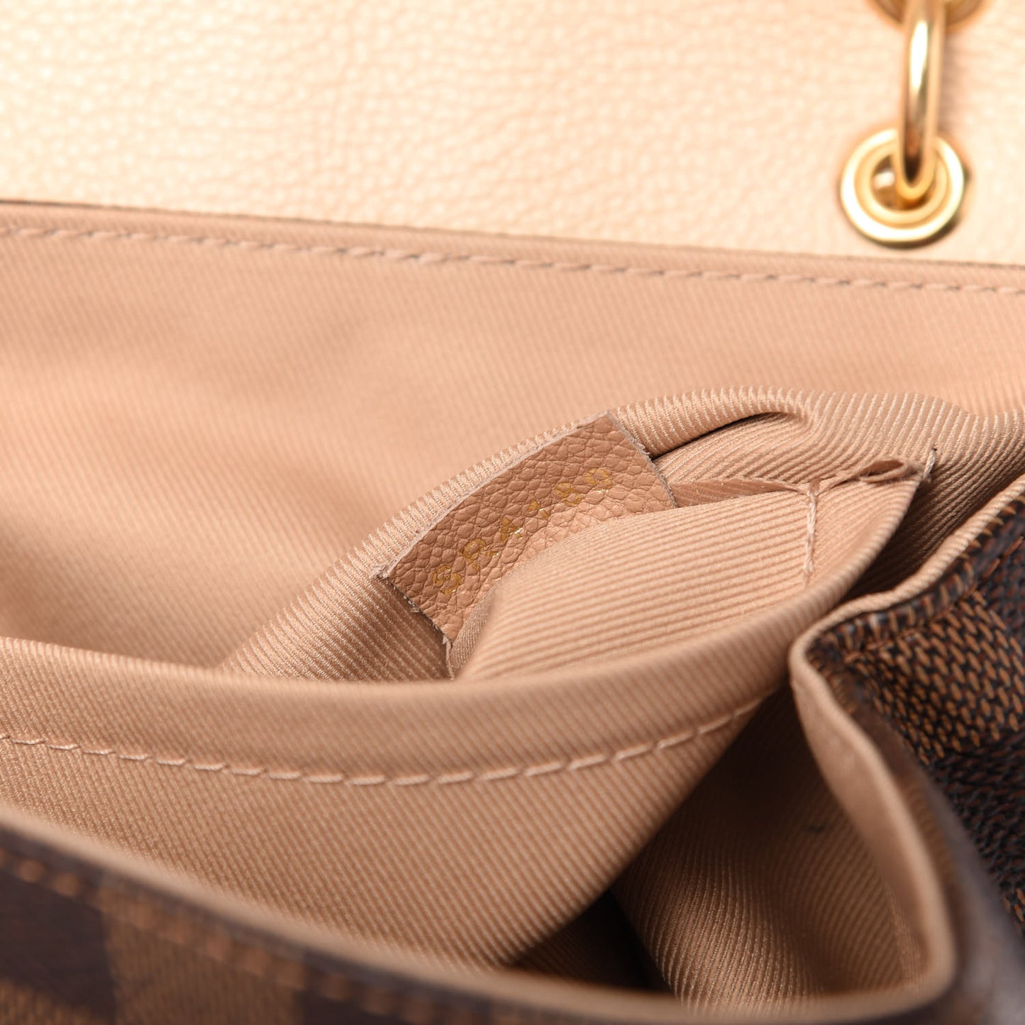 Damier Ebene Clapton Backpack Creme
