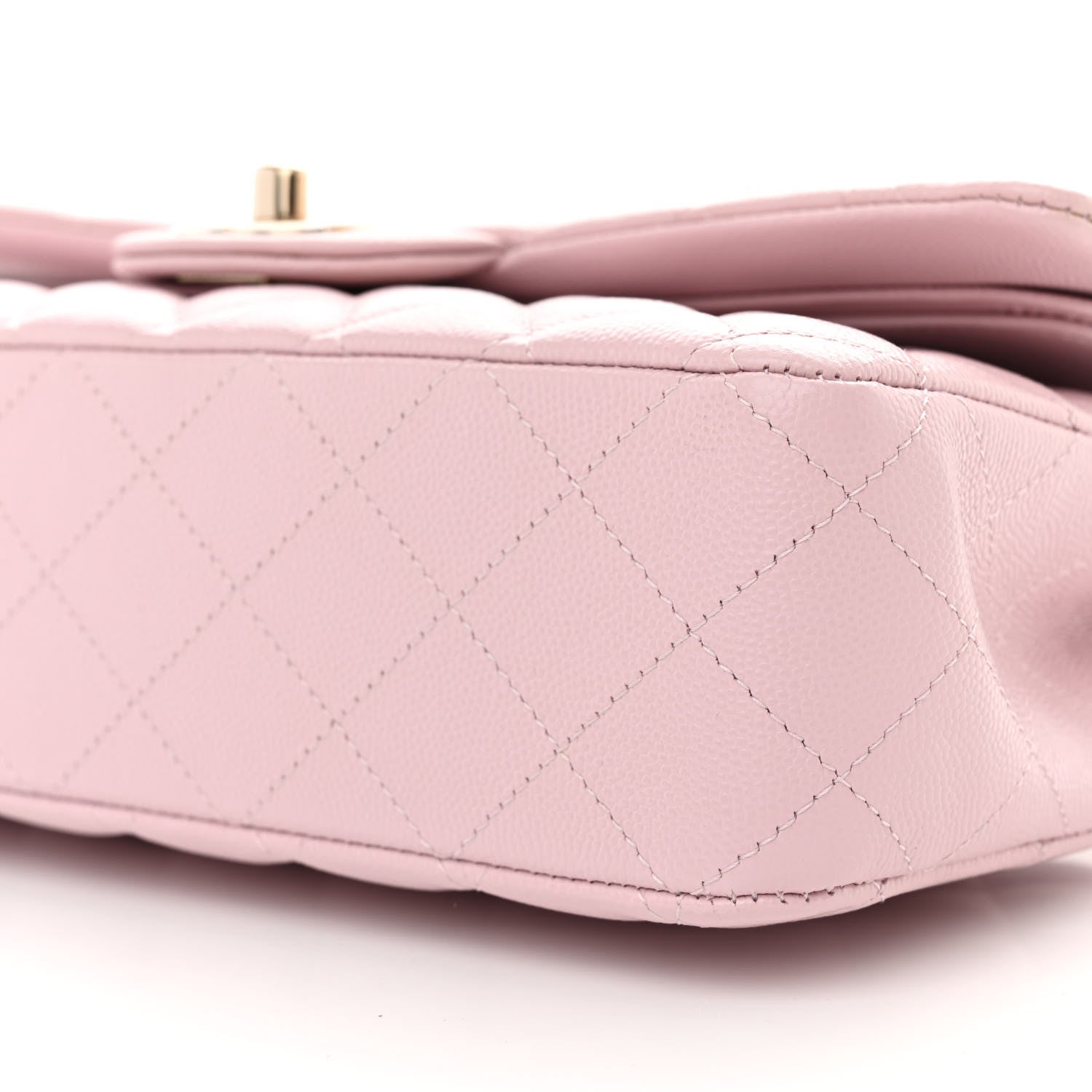Chanel Caviar Quilted Medium Double Flap Light Pink 11 of 11