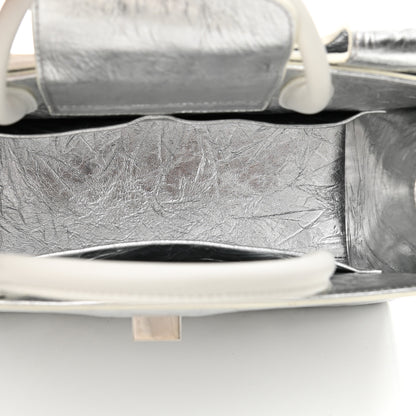 Christian Dior Metallic Calfskin Medium Diorever Flap Silver 5 of 15