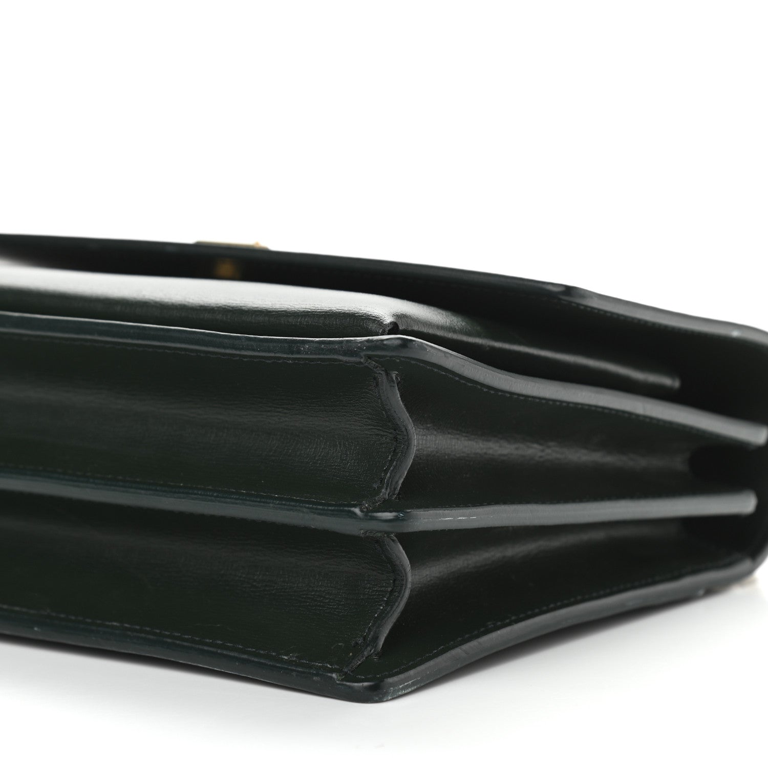 Saint Laurent Calfskin Medium Monogram Sunset New Vert Fonce 8 of 8