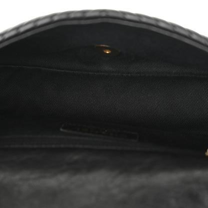 Chanel Calfskin Surpique Chevron Small Flap Black 5 of 10