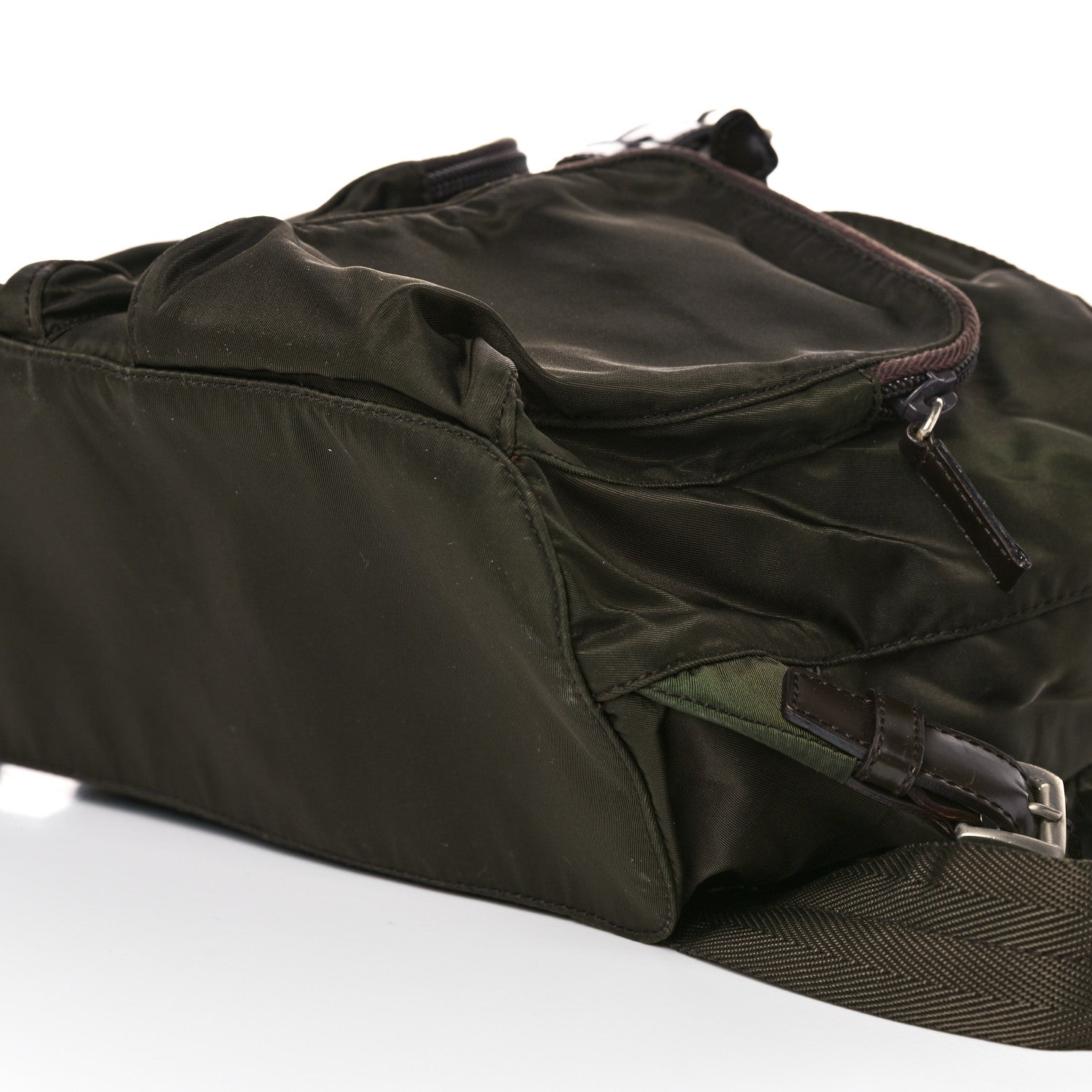 Prada Nylon Vela Backpack Green 8 of 12