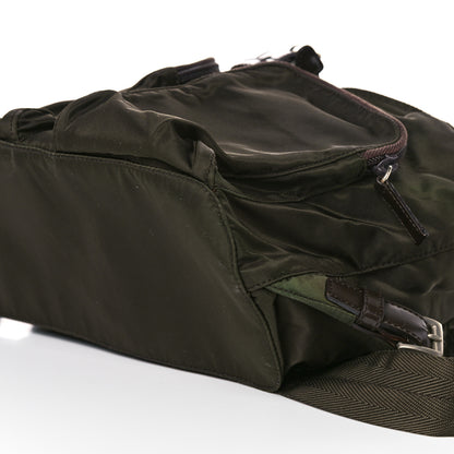Prada Nylon Vela Backpack Green 8 of 12