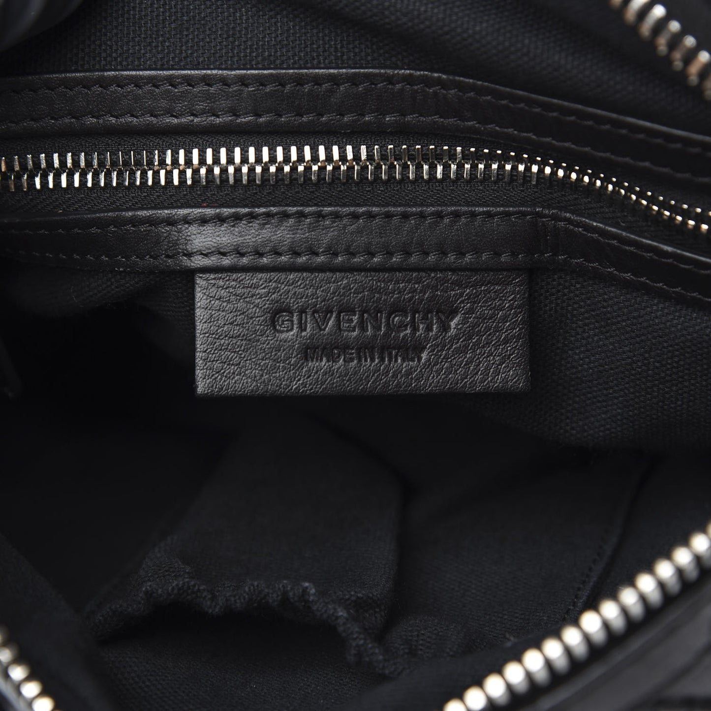 Waxed Calfskin Micro Nightingale Black