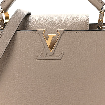 Louis Vuitton Taurillon Capucines BB Galet 8 of 10