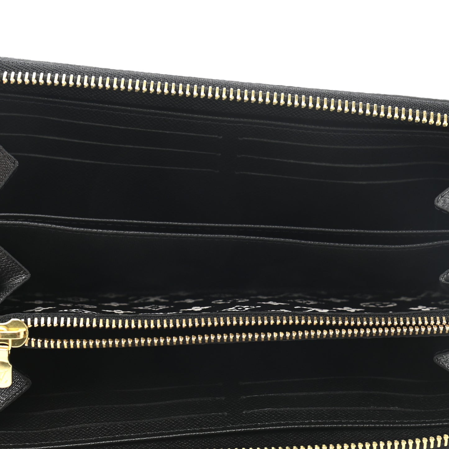 Monogram Giant Crafty Zippy Wallet Creme Rouge Black