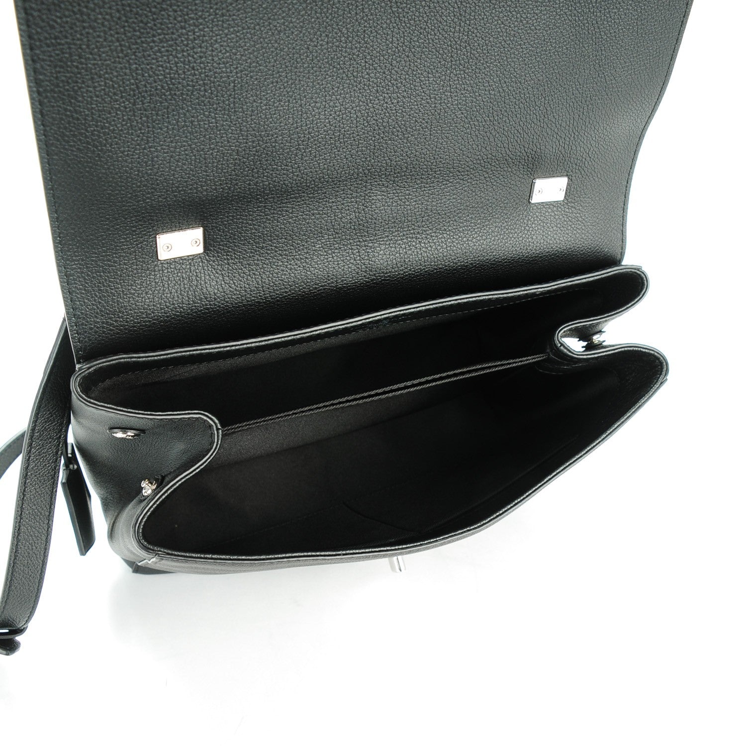 Louis Vuitton Soft Calfskin Lockme II Top Handle Black 5 of 7