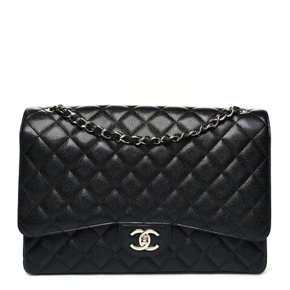 Chanel Caviar Quilted Maxi Double Flap Black 1 of 10