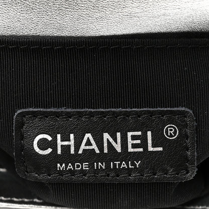 Chanel Metallic Patent Calfskin Quilted Small Boy Flap Silver 6 of 10