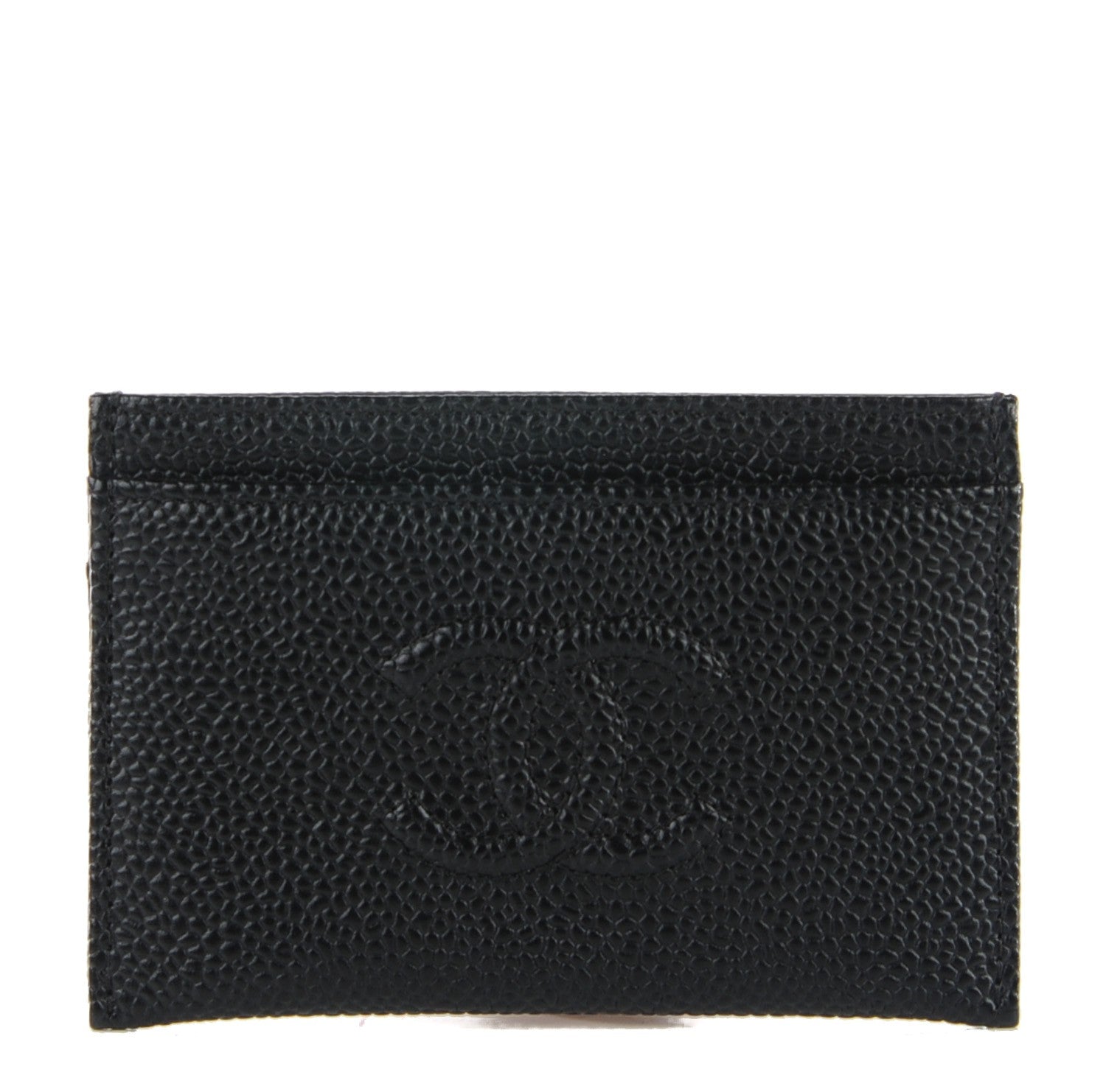 Chanel Caviar Timeless CC Card Holder Black 1 of 8