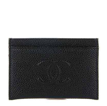Chanel Caviar Timeless CC Card Holder Black 1 of 8