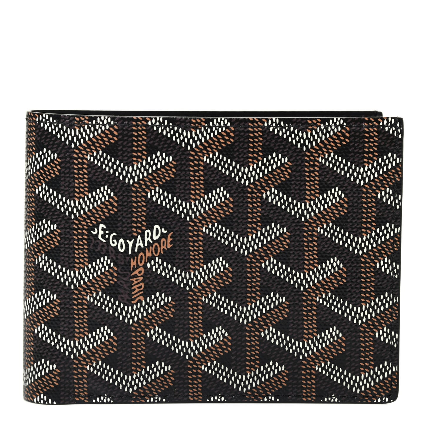 Goyardine Bi-Fold Victoire PM Wallet Black