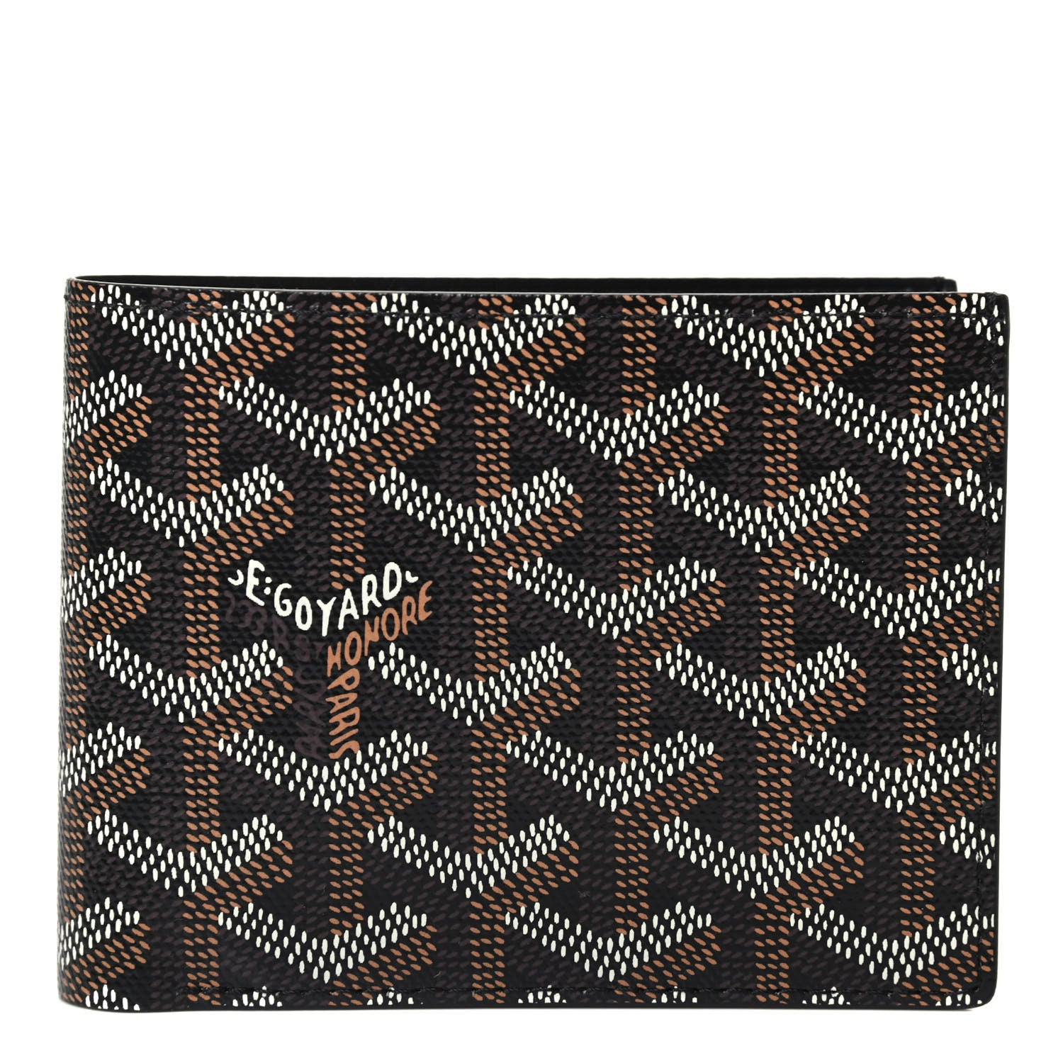Goyard Goyardine Bi-Fold Victoire PM Wallet Black 1 of 4