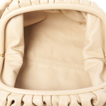 Bottega Veneta Smooth Butter Calf The Pouch Oversized Clutch Almond 12 of 14