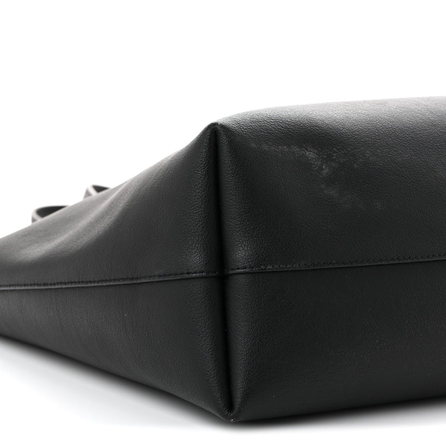 Calfskin Large Shopping Tote Black