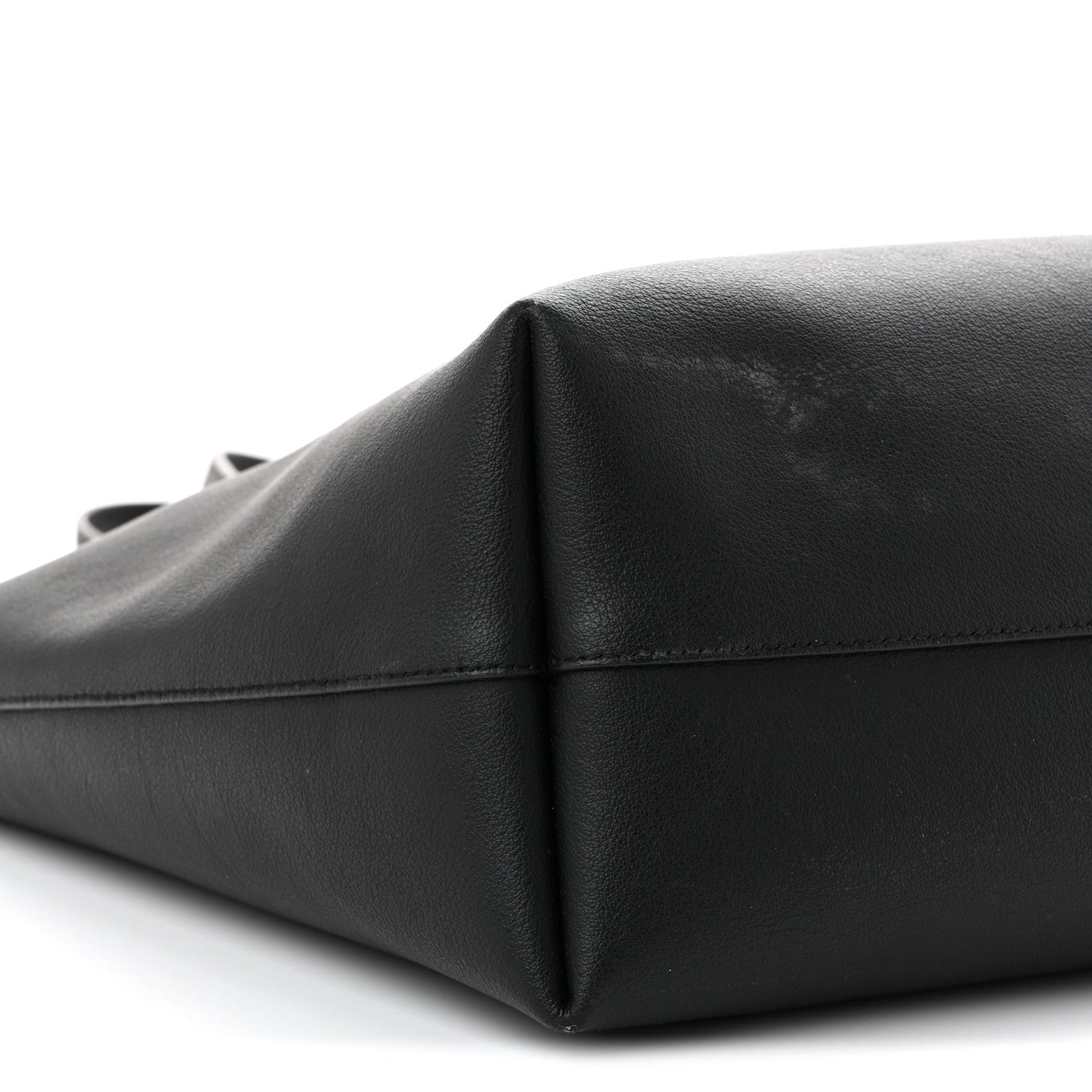 Saint Laurent Calfskin Large Shopping Tote Black 10 of 12