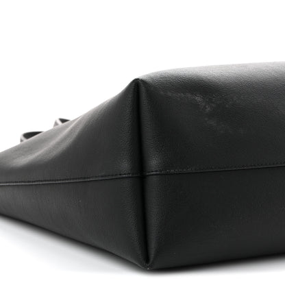 Saint Laurent Calfskin Large Shopping Tote Black 10 of 12