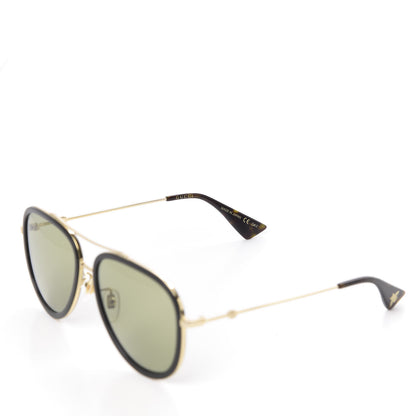 Gucci Web Aviator Sunglasses GG0062S Black 6 of 8