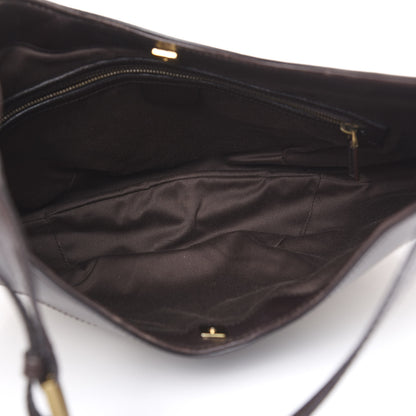 Gucci Monogram Half Moon Hobo Dark Brown 4 of 12
