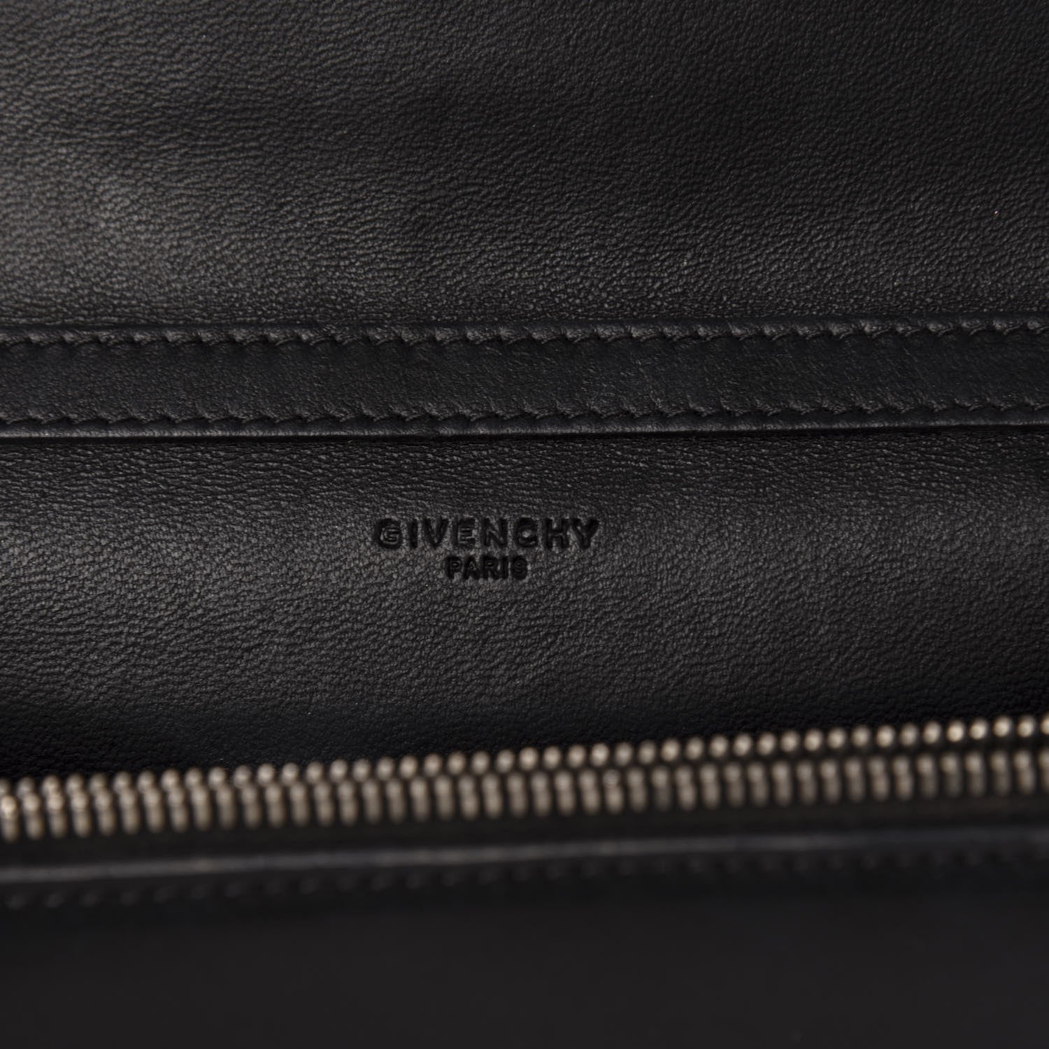 Givenchy Calfskin Star Pandora Chain Wallet Black 6 of 13
