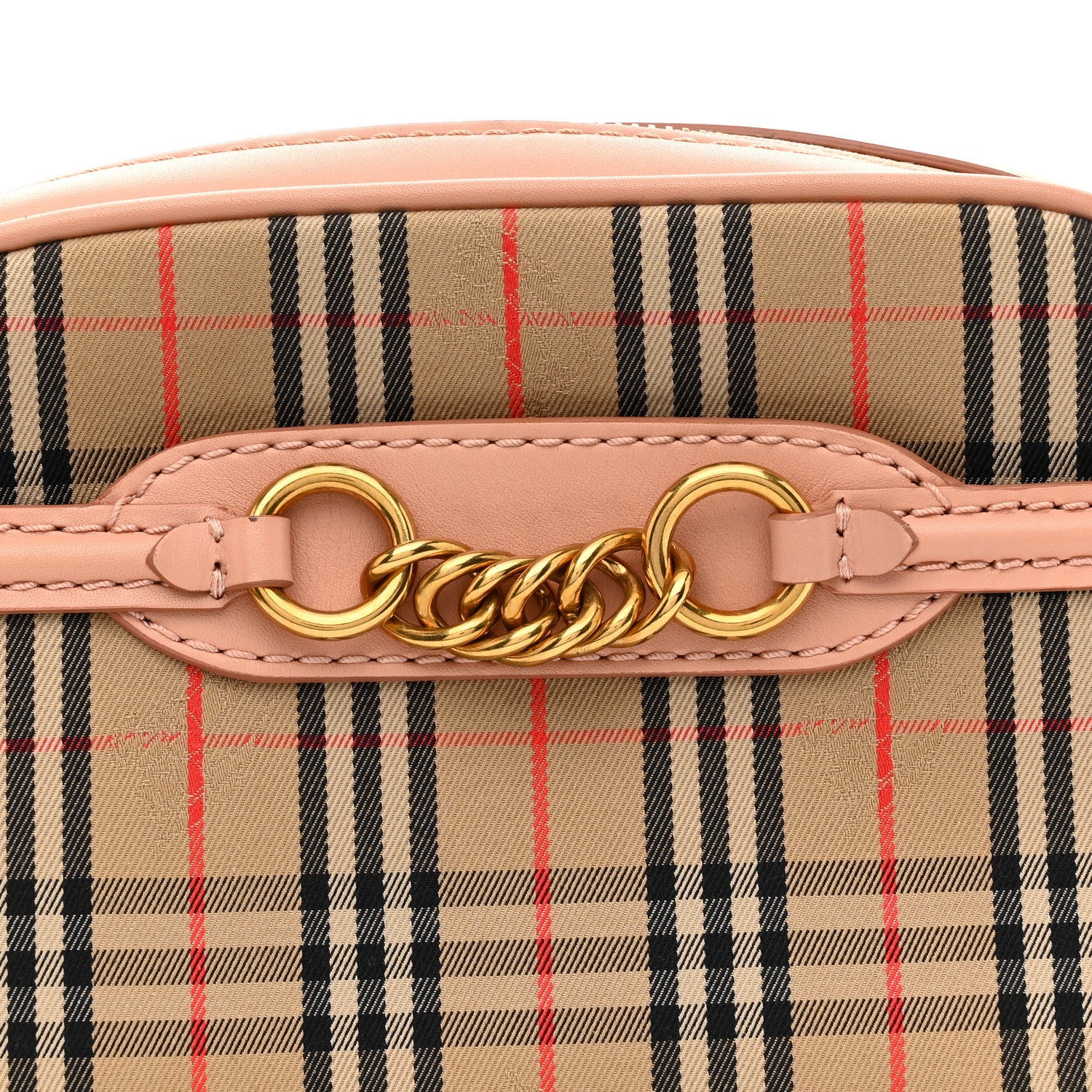 Burberry Smooth Calfskin 1983 Knight Check Link Bum Bag Pale Orchid 8 of 11