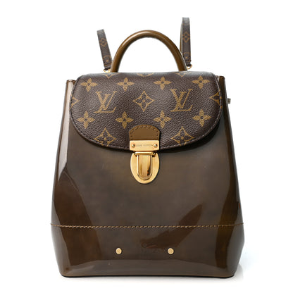 Louis Vuitton Patent Monogram Hot Springs Backpack Vert Bronze 2 of 19
