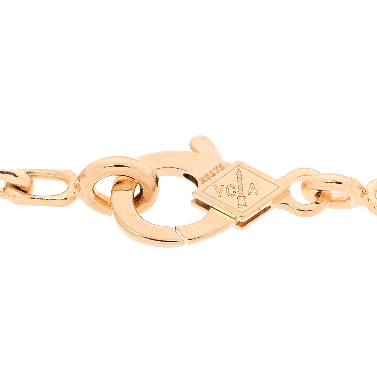 18K Yellow Gold 5 Motifs Vintage Alhambra Bracelet