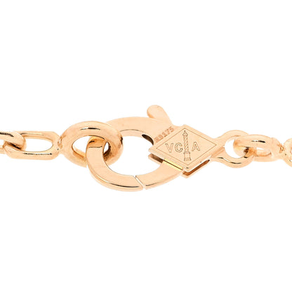 Van Cleef & Arpels 18K Yellow Gold 5 Motifs Vintage Alhambra Bracelet 3 of 5