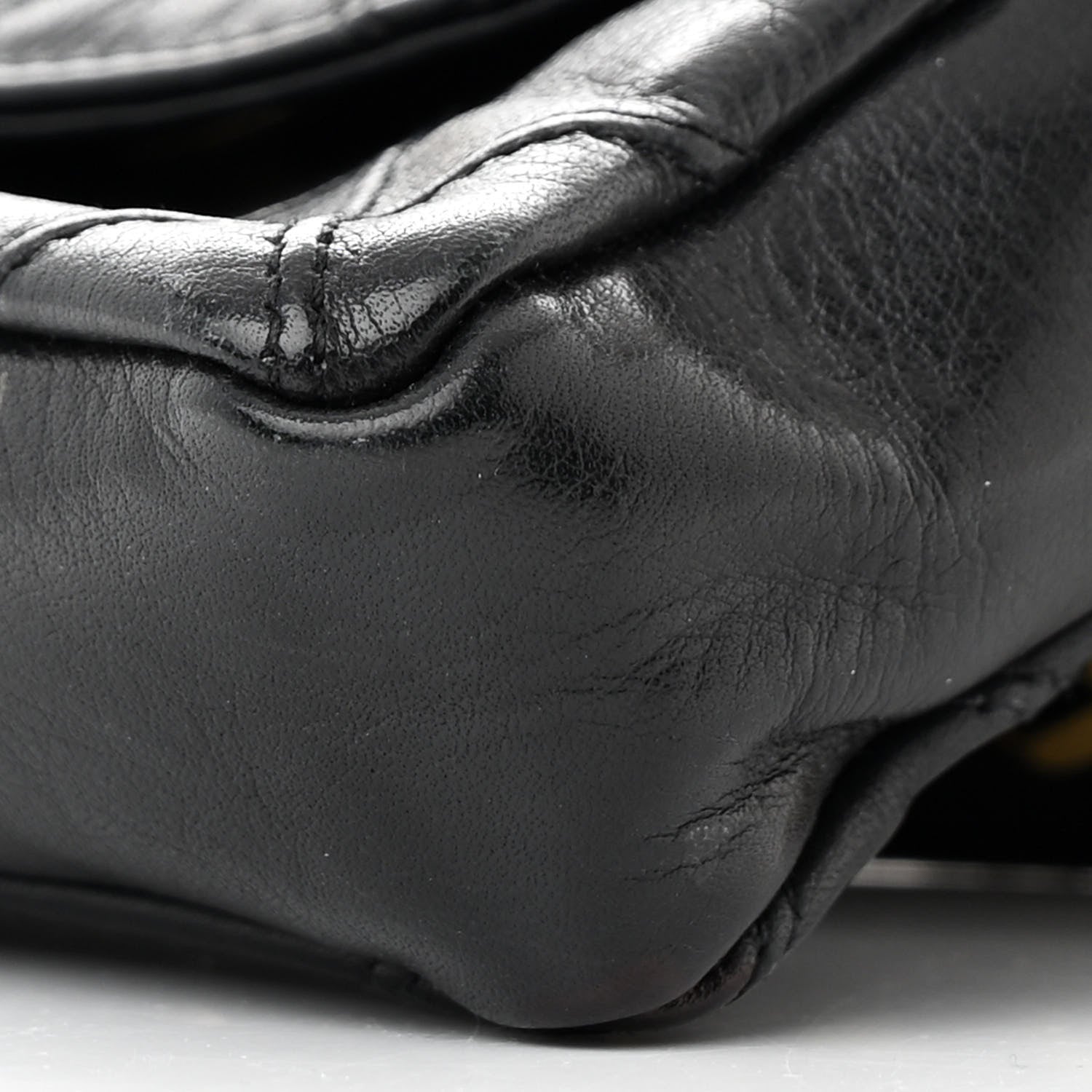 Chanel Calfskin Quilted Flap Waist Belt Bag Black 10 of 12