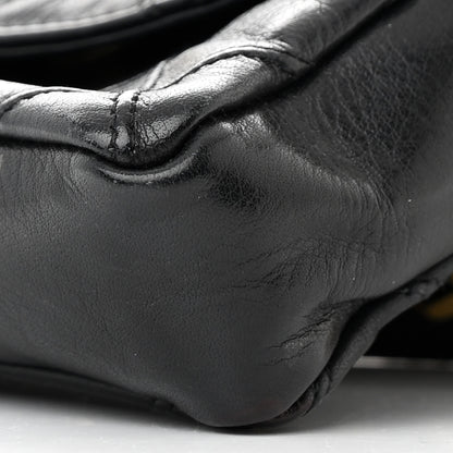 Chanel Calfskin Quilted Flap Waist Belt Bag Black 10 of 12