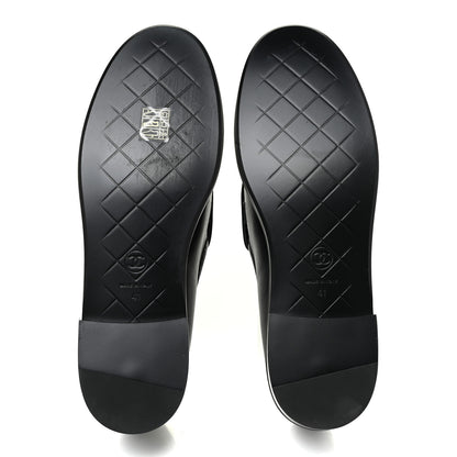 Chanel Lambskin Quilted CC Turnlock Loafers 41 Black 6 of 11