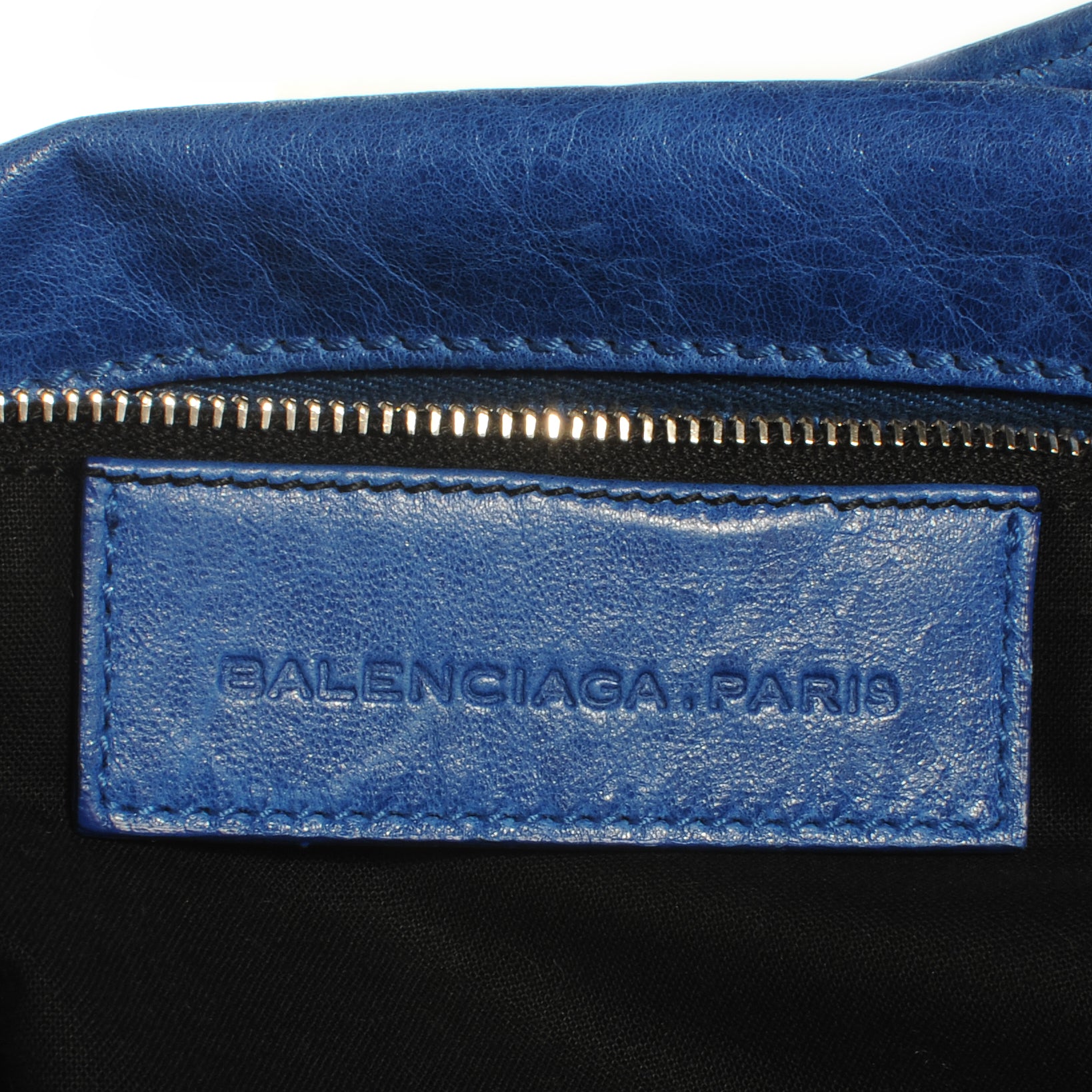 Balenciaga Agneau Giant 21 Silver Hardware Brief Electric Bleu 5 of 6