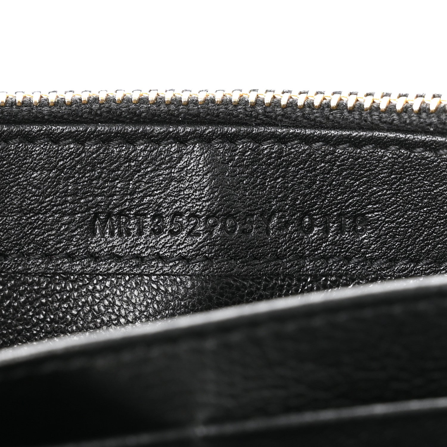 Saint Laurent Chevre Belle De Jour Flap Wallet Black 8 of 8