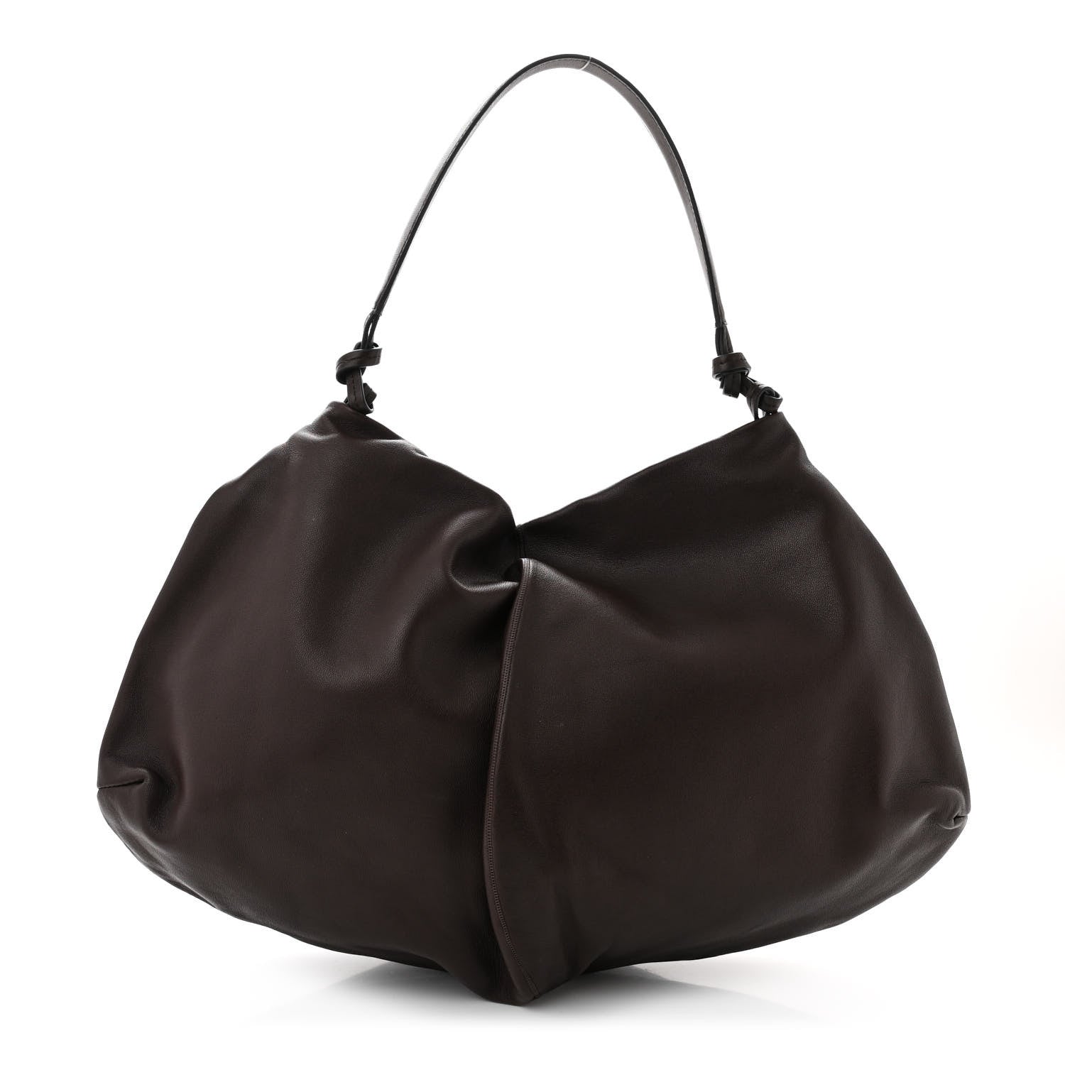 The Row Nappa Samia Bag Dark Brown 1 of 9