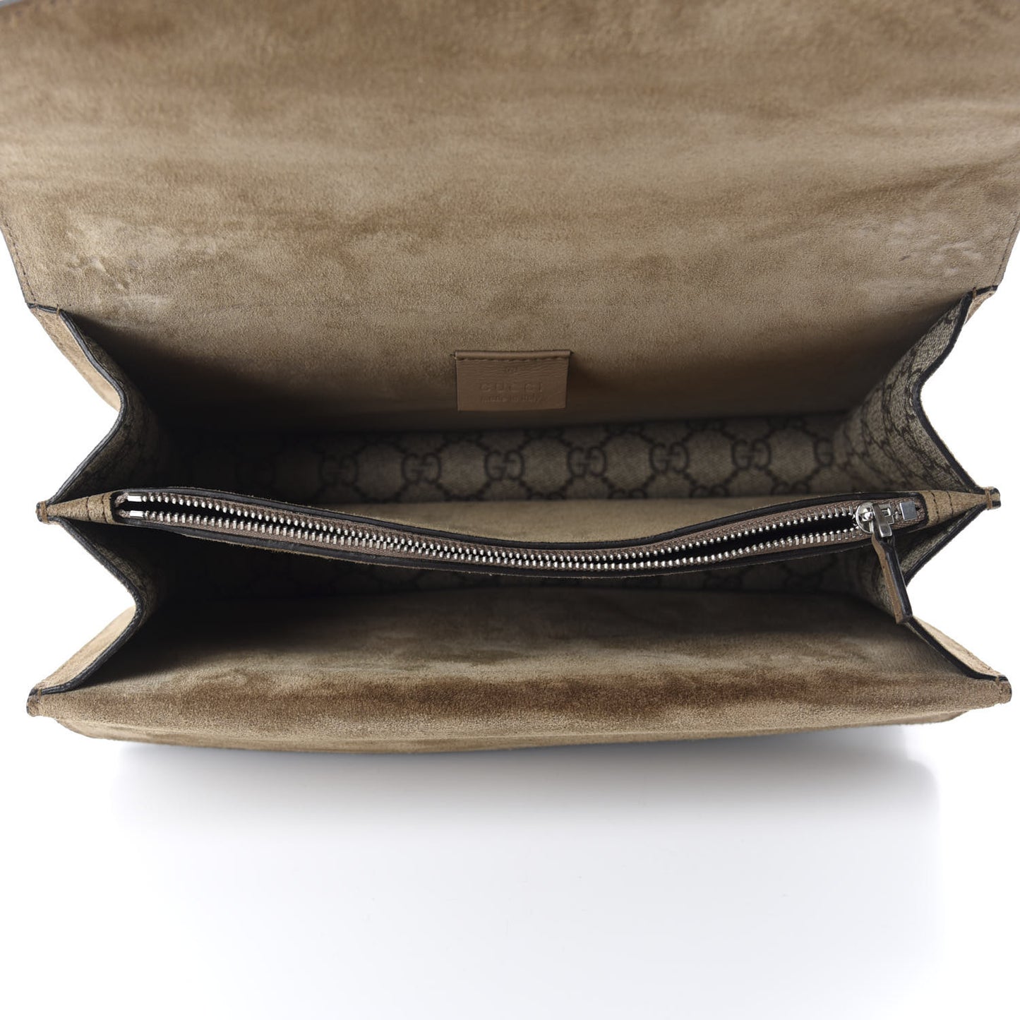 GG Supreme Monogram Small Dionysus Shoulder Bag Taupe