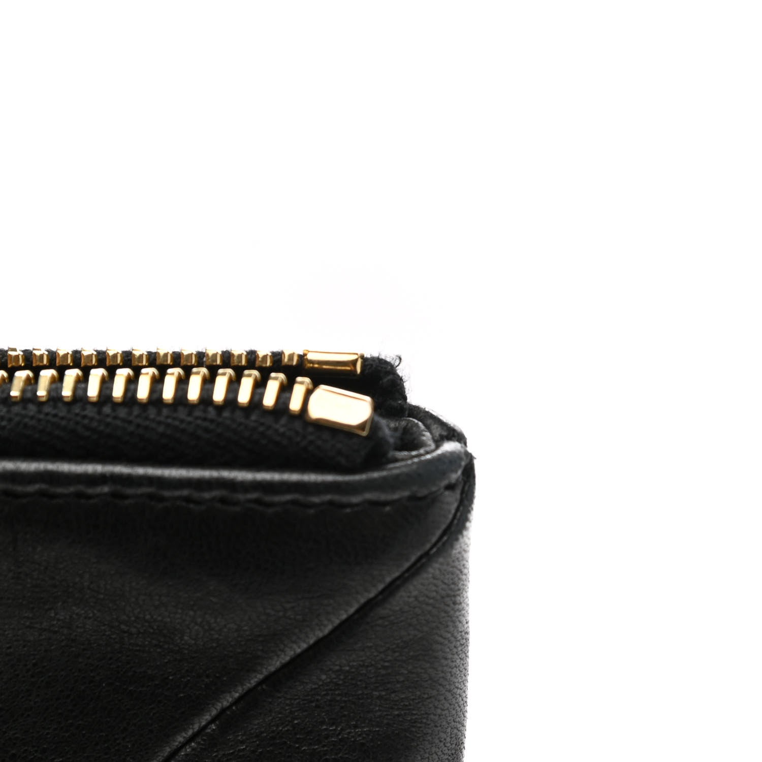 Saint Laurent Lambskin Patchwork Monogram Jamie Document Holder Black 10 of 11