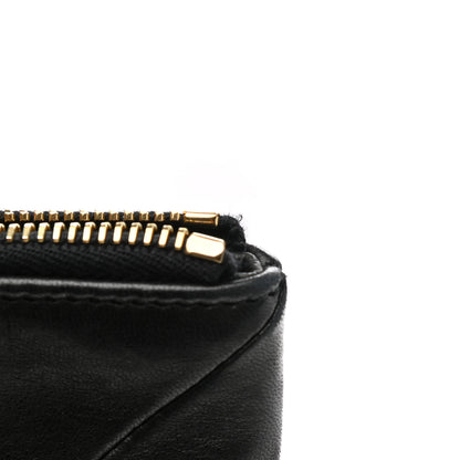 Saint Laurent Lambskin Patchwork Monogram Jamie Document Holder Black 10 of 11