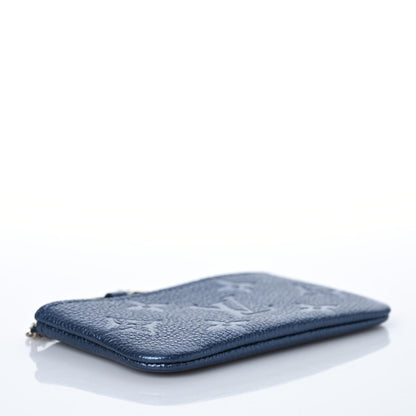 Louis Vuitton Metallic Empreinte Monogram Giant Key Pouch Navy Nacre 4 of 8