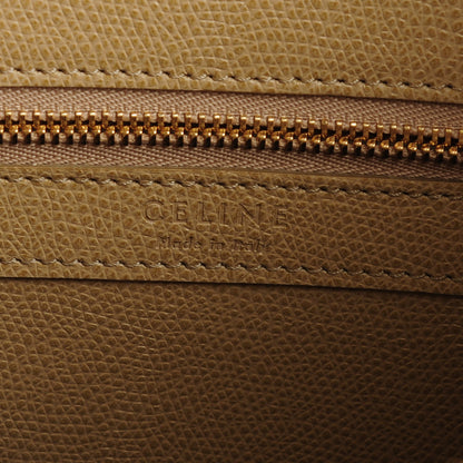 Celine Grained Calfskin Small Vertical Bi-Cabas Beige Sea 6 of 7