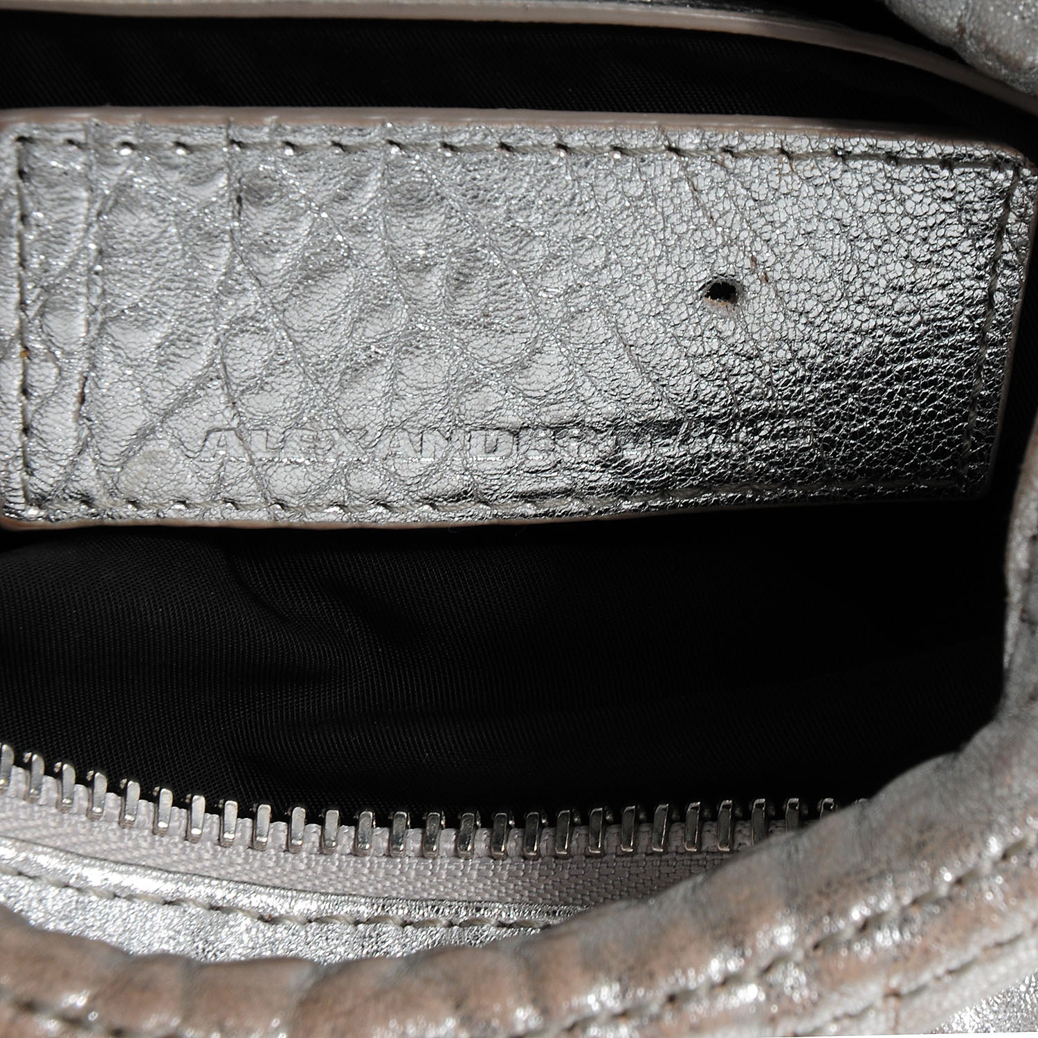 Alexander Wang Pebbled Leather Rocco Duffel Rhodium 6 of 6