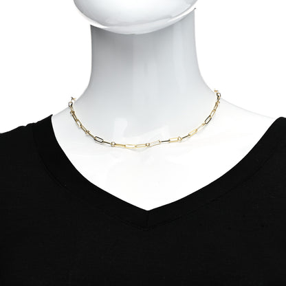 Roberto Coin 18K Yellow Gold Paper Clip Link Necklace 2 of 5