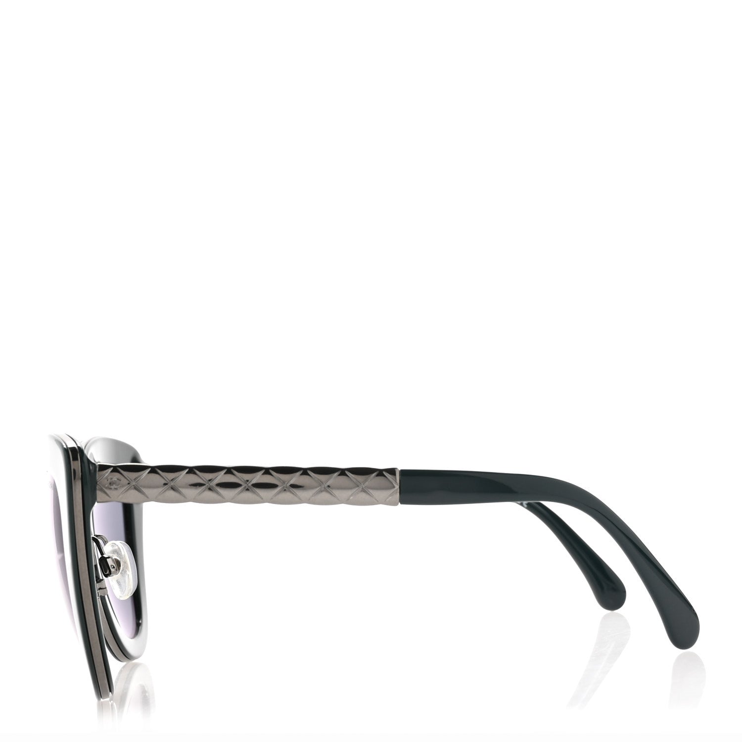 Chanel Cat Eye Quilted Sunglasses 5368 Green 3 of 8