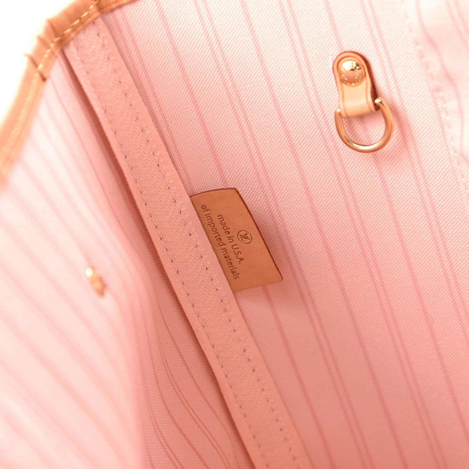 Louis Vuitton Damier Azur Neo Neverfull MM Rose Ballerine 10 of 11